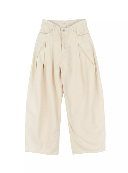 pin-tuck-high-waist-wide-leg-trousers-id526