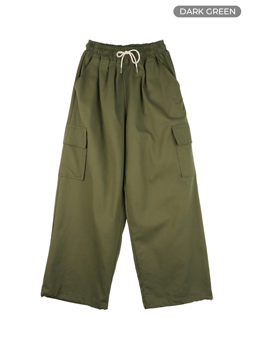 banded-string-baggy-cargo-pants-il419