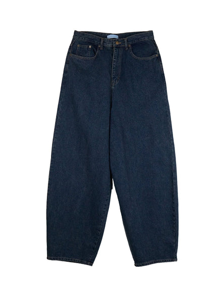 Men's Oversized Baggy Jeans (Dark Blue) IF521