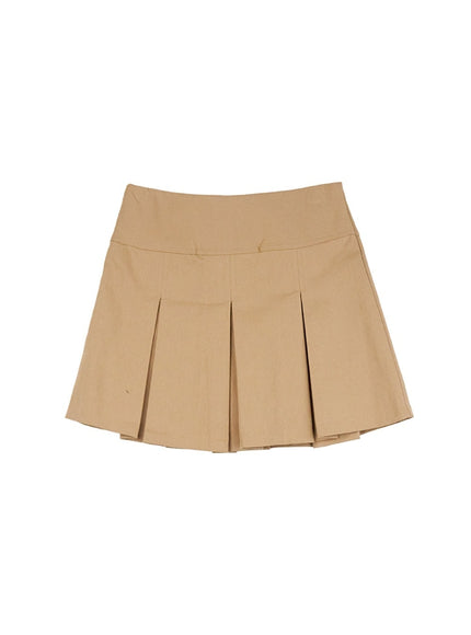 Classic Pleated Mini Skirt IF505