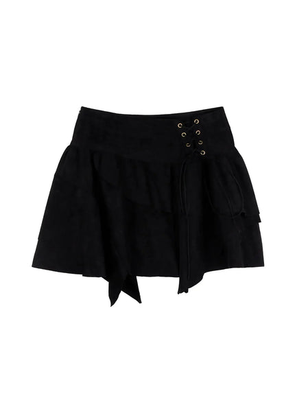 side-lace-up-ruffle-mini-skirt-in528