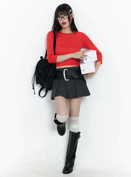 textured-3-4-sleeve-top-f516