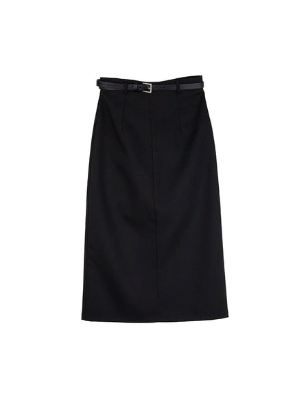 Straight Midi Skirt IF505