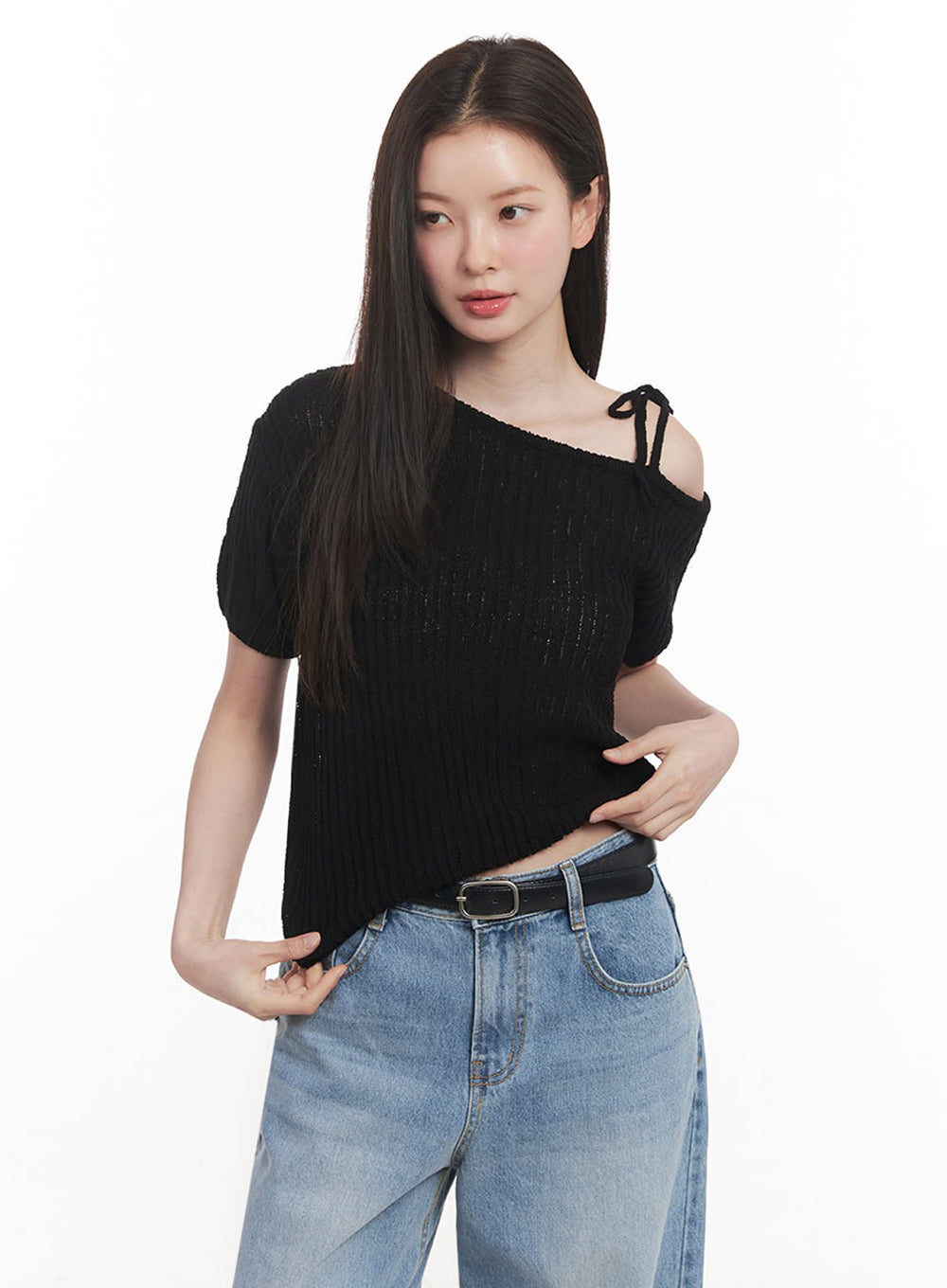 ribbon-one-shoulder-knit-crop-top-iy509