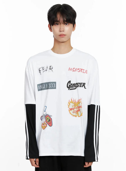mens-graphic-layered-long-sleeve-top-io517
