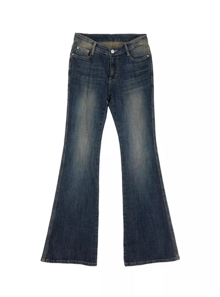 Karla Vintage Logo Flare Jeans IO520