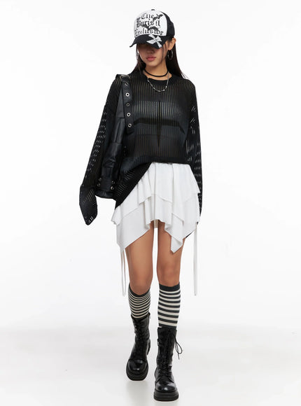 Ribbed Lightweight Long Sleeve Tee IG528