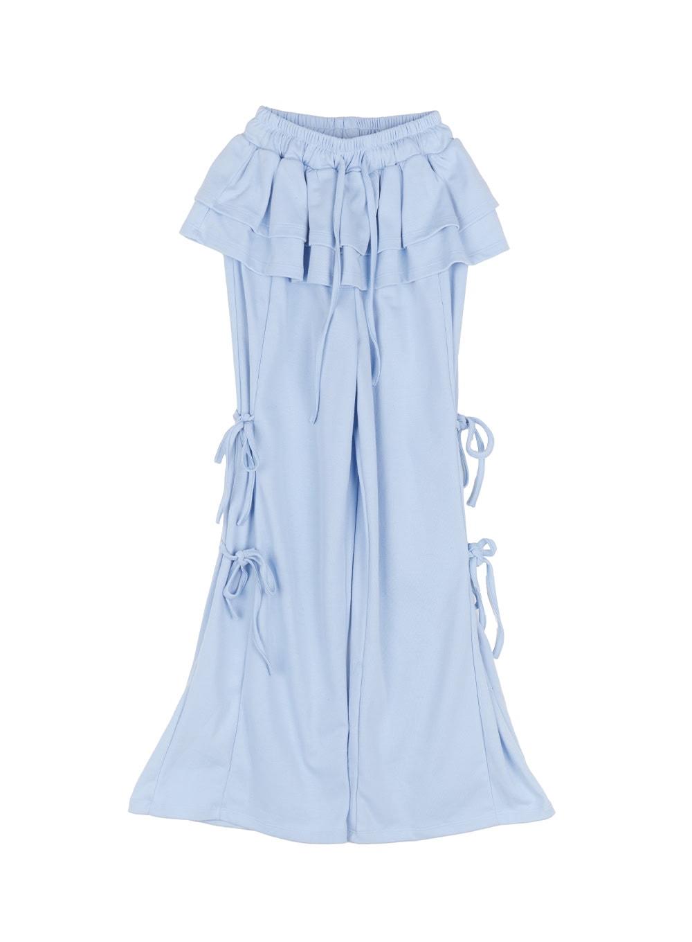 frill-skirt-layered-ribbon-sweatpants-iy502