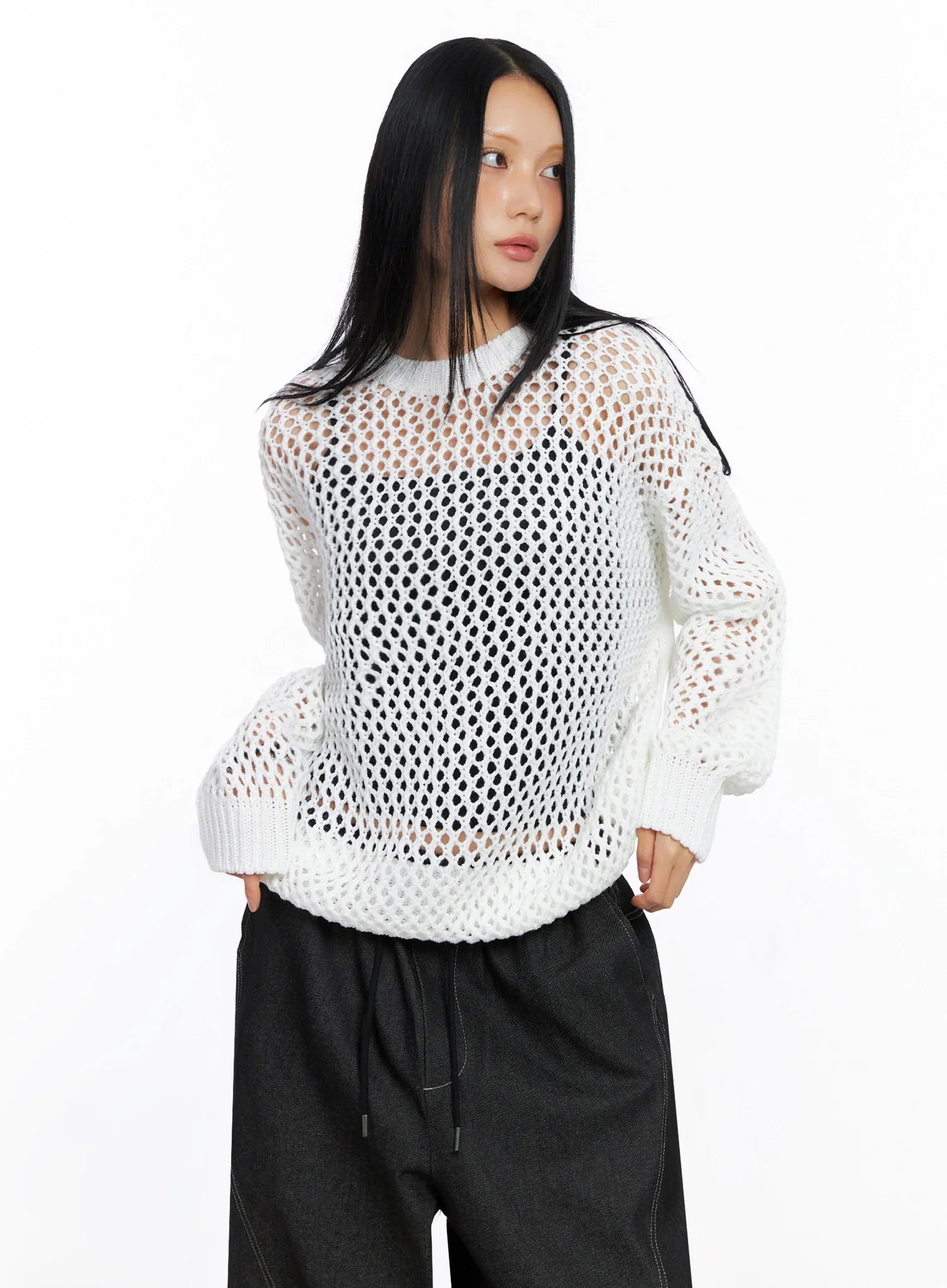 mesh-knit-sweater-co516