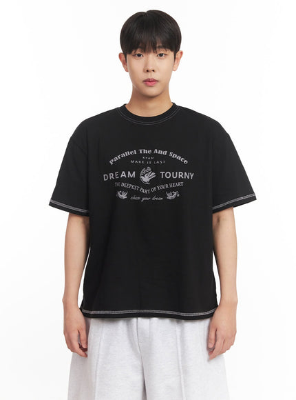 Men's Graphic Stitched T-Shirt IM528