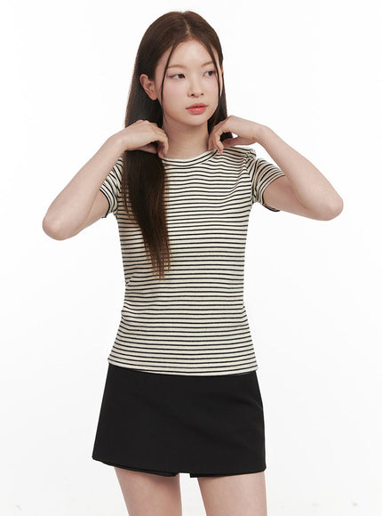 Basic Striped Tee IJ527