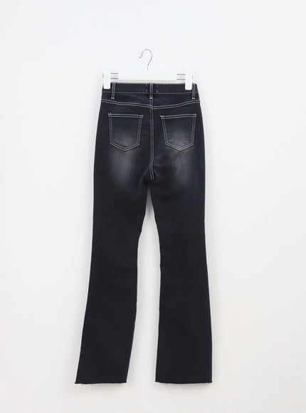 Skinny Ankle Bootcut Jeans IA324