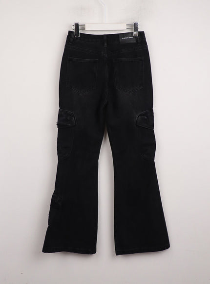 grunge-chic-cargo-bootcut-jeans-ij410