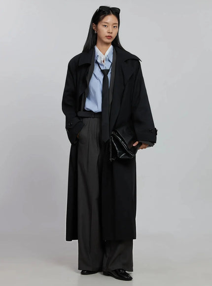 Belted Trench Coat ID516