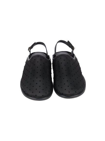See-Through Polkadot Sandals IY509