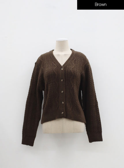 Cropped Knit Cardigan IM315