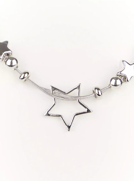 double-chain-star-necklace-ij528