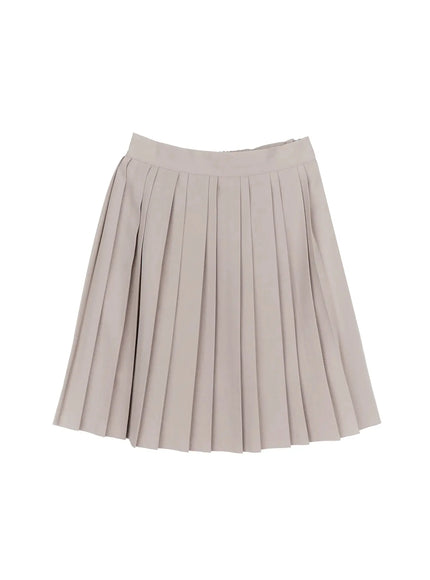 Pleated Midi Skirt IY504