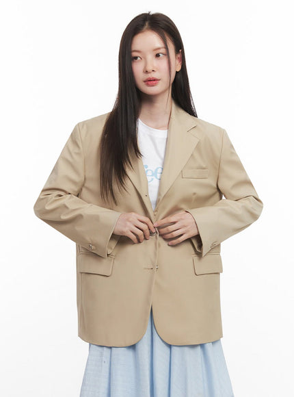 Essential Oversize Blazer Jacket IY509