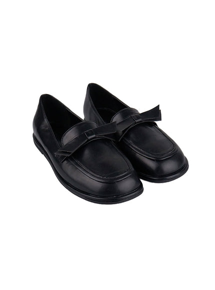 Two-Tone Ribbon Loafers IJ527