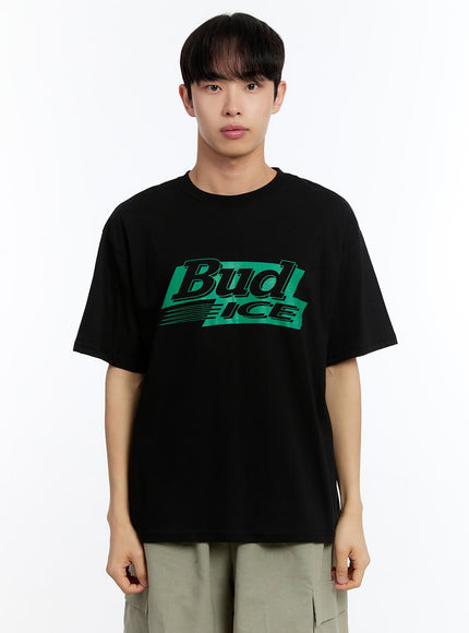 men-s-bud-ice-graphic-t-shirt-iy530 / Black