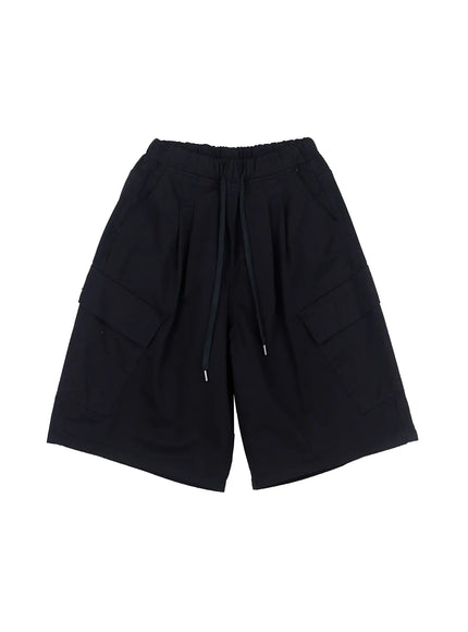 mens-cargo-bermuda-shorts-il521 / Black
