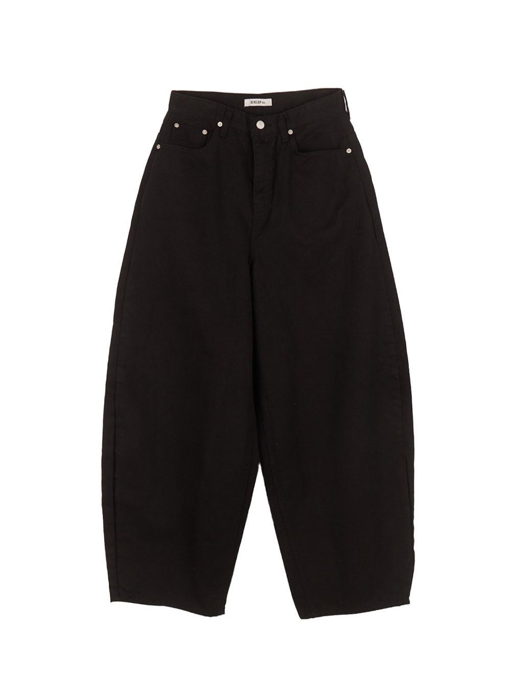 Wide-Fit Ribbon Cotton Trousers IA515