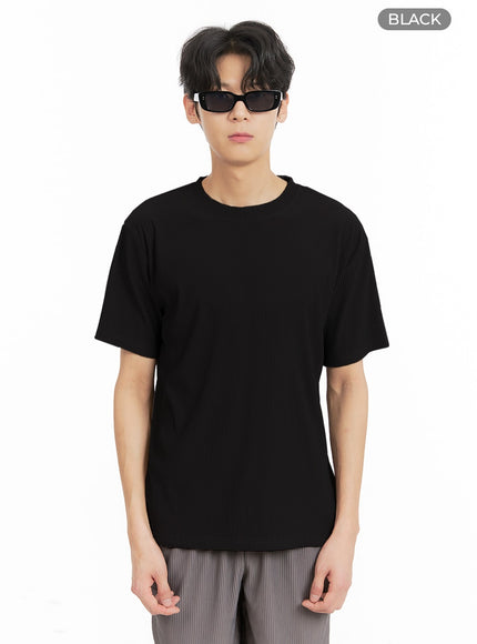 mens-everyday-round-neck-t-shirt-ia401 / Black