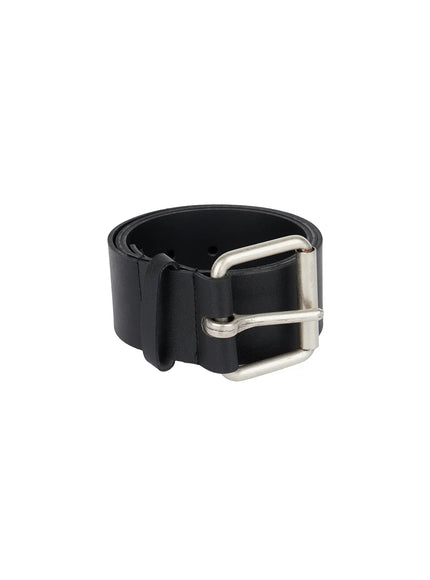 vegan-leather-bold-belt-ij502 / Black