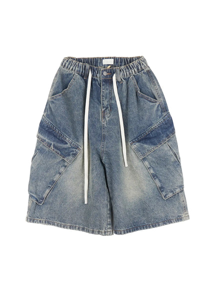 mens-cargo-pocket-jorts-iu519 / Blue