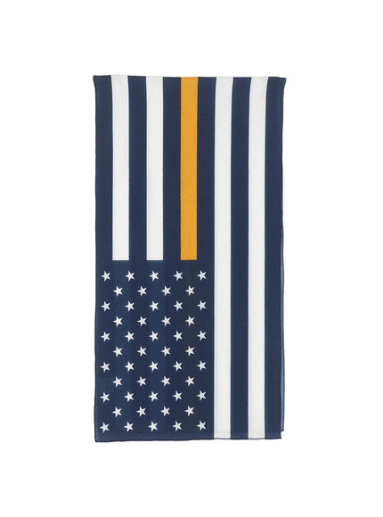 graphic-chiffon-scarf-iu509 / yellow