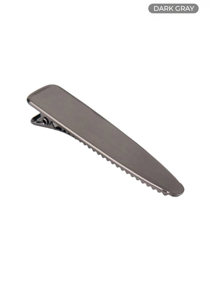 classic-metal-hair-clip-io430 / Dark gray