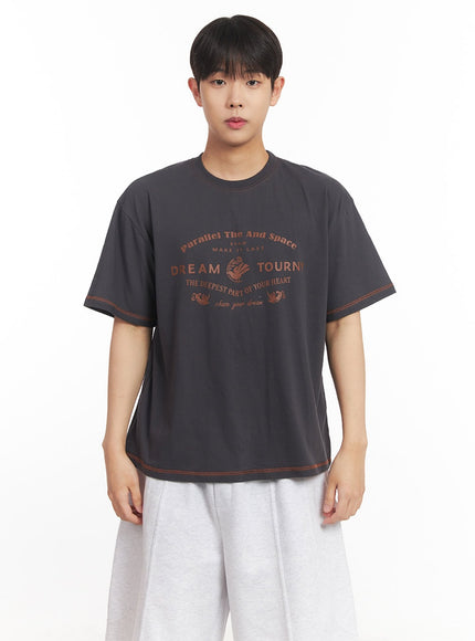 Men's Graphic Stitched T-Shirt IM528
