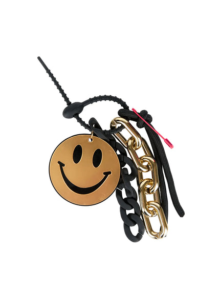 smiley-face-keychain-ig512 / Gold