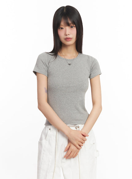 essential-cotton-crop-tee-ia528 / Gray