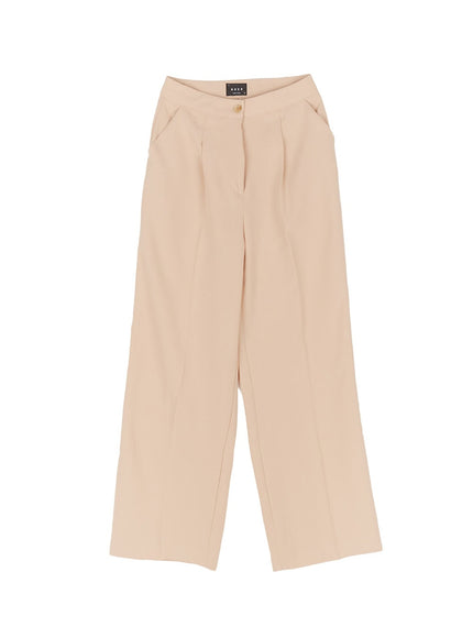 Pintuck Wide Fit Slacks IY509
