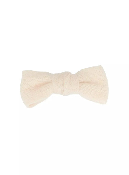 soft-angora-bow-hair-clip-id526 / Light beige