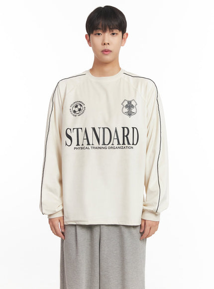 Men's Velvet Graphic Sweatshirt IM528