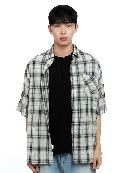 Men's Checkered Shirt IG520