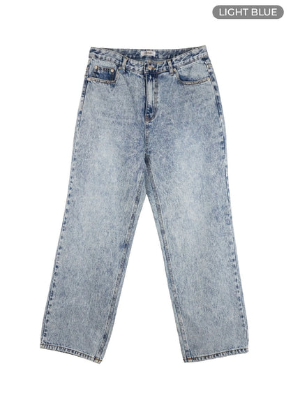 mens-washed-jeans-ig427 / Light blue