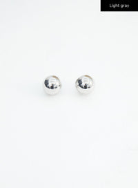 sphere-earrings-in317 / Light gray