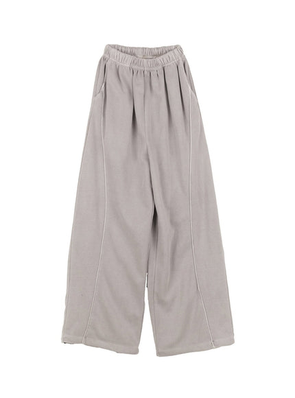 Men's Washed Wide-Fit Sweatpants IA504
