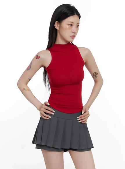 Mock Neck Tank Top IS508