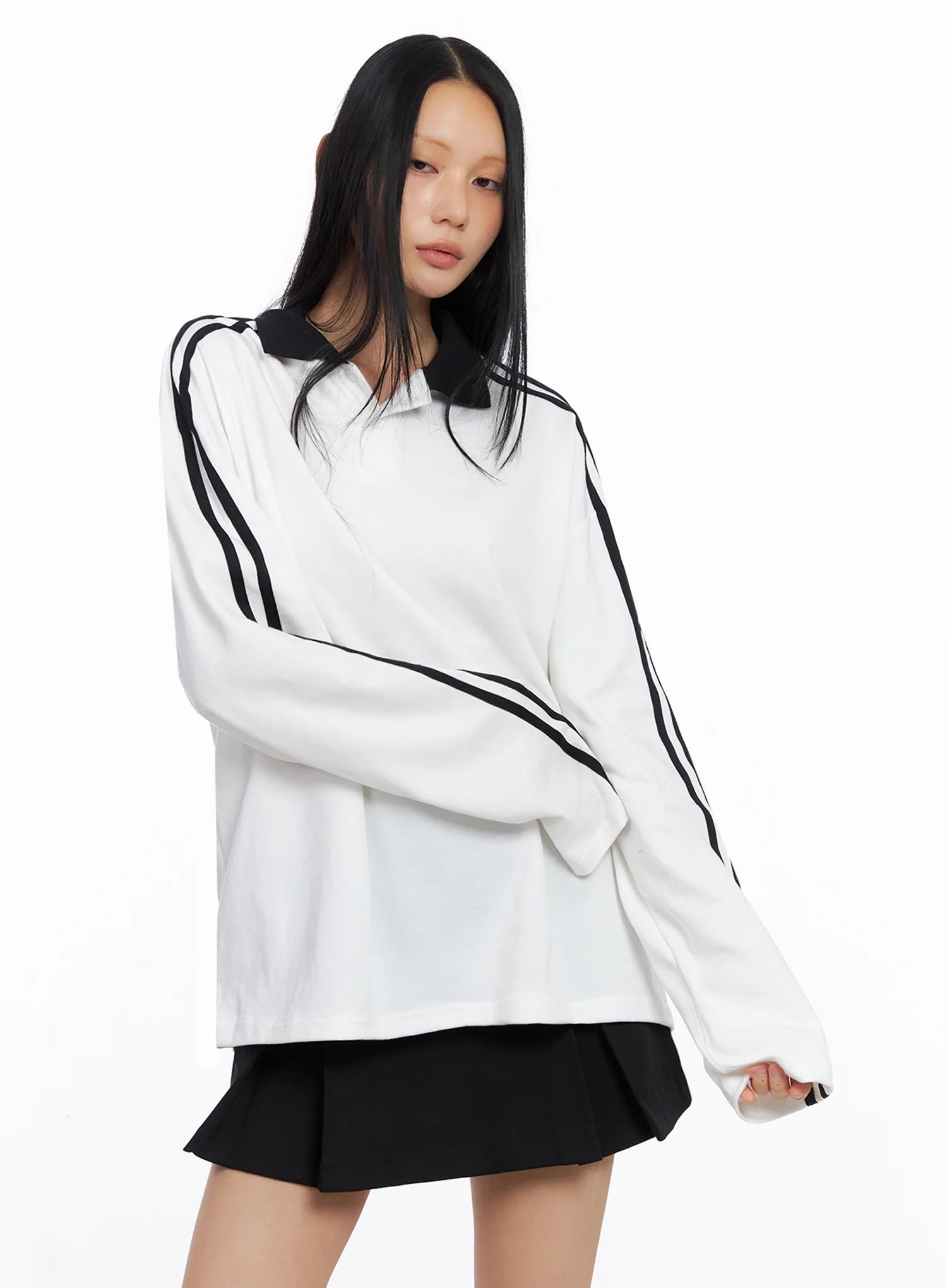 Collar Oversized Top IO516