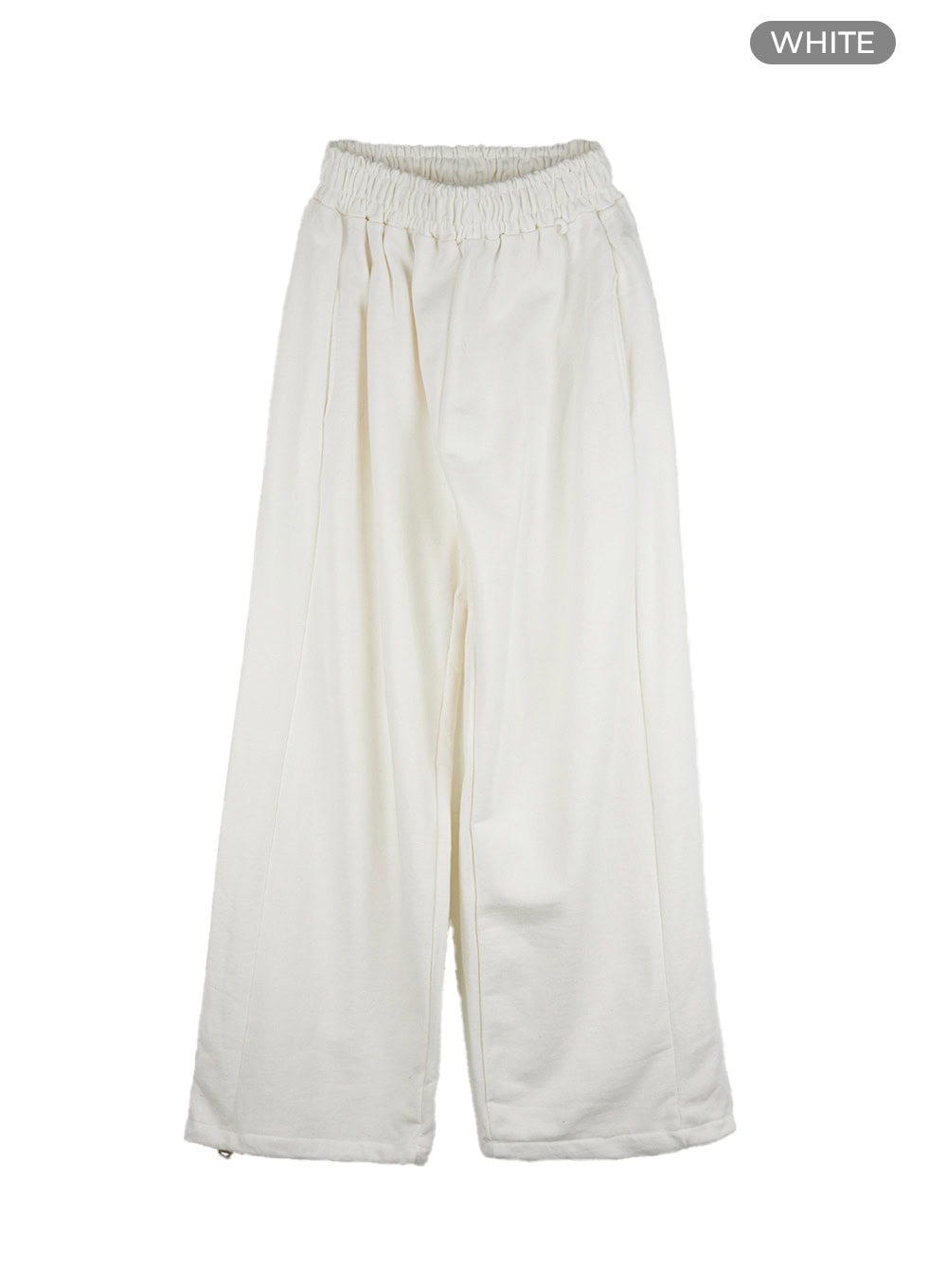 classic-cotton-wide-fit-sweatpants-is427 / White