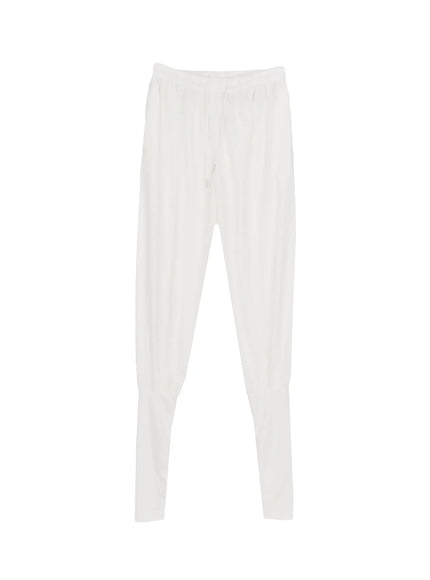cotton-leg-warmer-sweat-shorts-iy515 / White