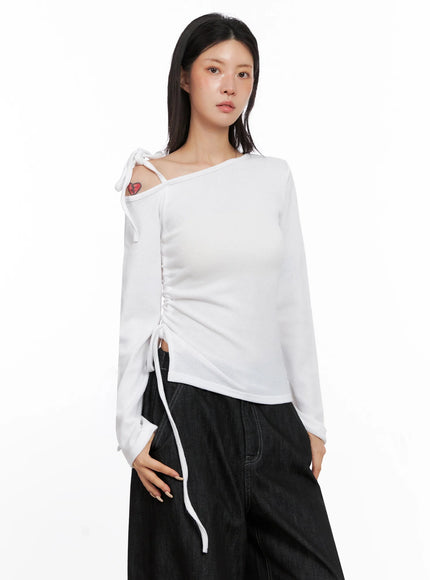 Asymmetric String Tie Top IS515
