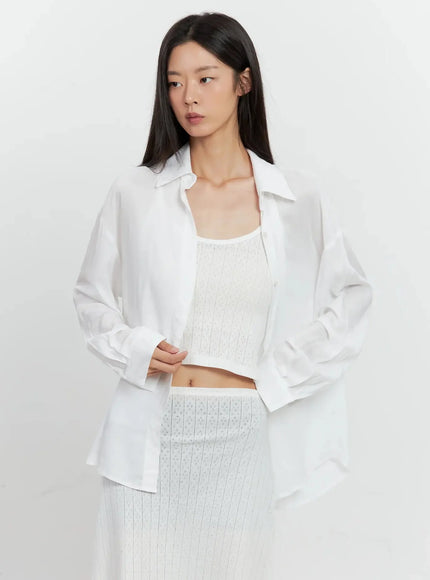 classic-long-sleeve-button-up-il528 / White