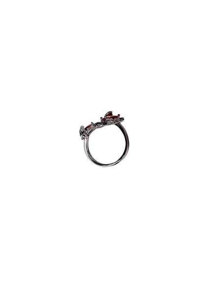 red-cubic-chain-ring-im531