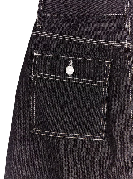 Arlet Wide-Leg Black Jeans CA513